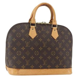 Louis Vuitton Pre-owned Handbags, female, Brown, Size: ONE SIZE Pre-owned Vintage Canvas Handbag