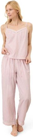 Pact Organic Cotton Breezy Sleep Cami in Dayspring Stripe at Nordstrom, Size Xx-Large