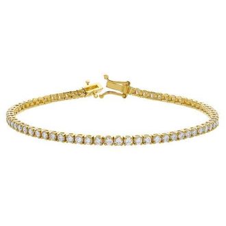 LuvMyJewelry LMJ LoveGrown 10K Yellow Gold Lab Grown Diamond Tennis Bracelets - 3.54 Cts at Nordstrom