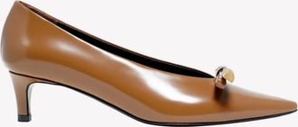 Roberto Festa Milano Womens Orla Spazzolato Bow Kitten Heel In Taupe