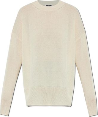 Jil Sander Kasjmier trui - Dames - Cashmere truien - Beige - XS - Kasjmier - Truien & Vesten