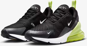 Nike Air Max 270 AH8050-703 Sneakers Mens Black White Athletic Shoes TF7651