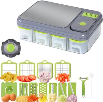 OEM Picadora De Verduras Y Estaci&oacute;n De Preparaci&oacute;n De Alimentos Todo En Uno: Picadora Multifuncional