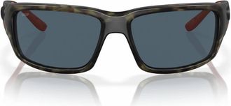 Costa Fantail Polarized Grey Polycarbonate Wrap Mens Sunglasses 6S9006 900678 59