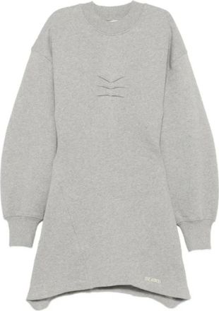 The Attico Mini Jurk - Dames - Kleedjes - Grijs - S - Kleedjes