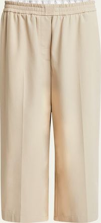 Loewe Cropped Double Waistband Trousers