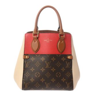 Louis Vuitton Cerise Cream Noir Monogram Tote Bag (Pre-Owned)