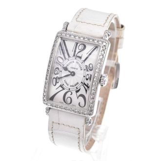 Franck Muller Long Island Playa Quartz Steel Watch (Pre-Owned)