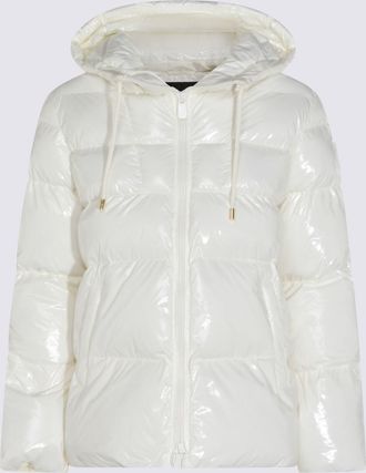 Pinko White Down Jacket