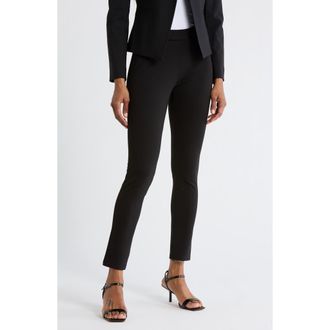 Theory Shawn Pull-On Ponte Pants in Black at Nordstrom Rack, Size Medium