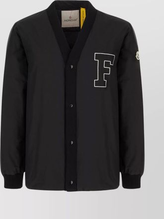 Moncler Moncler - 7 frgmt down jacket with ribbed cuffs and hem