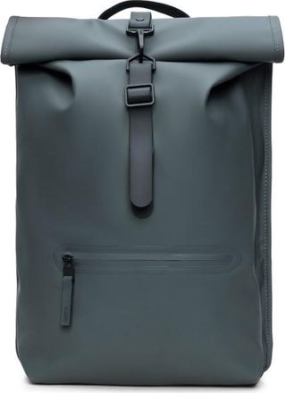 Rains Rolltop Rucksack W3 17 Daypack - Unisex | blau/grau