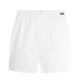 Dolce & Gabbana Bottoms, male, White, Size: XL Cotton Poplin Boxer Shorts