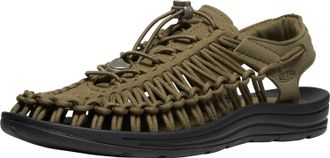 Keen Mens Uneek Sandal, Dark Olive Black, 10.5 UK