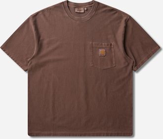 Carhartt Work in Progress Men s Loose Pocket T-Shirt Tobacco (Garment Dyed)
