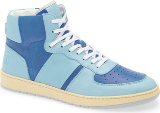 Collegium Pillar Destroyer High Top Sneaker in Aqua Blue at Nordstrom Rack, Size 10Us / 43Eu