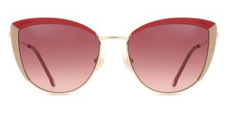 Carolina Herrera HER 0112/S 123/3X Womens Sunglasses Gold Size 58