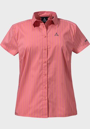 Sch&ouml;ffel Outdoorbluse SCH&Ouml;FFEL Blouse Hochalm SH L, Damen, Gr. 38, rosa (3245, rosa), Oberstoff : 62% Baumwolle, 34% Nylon, 4% Elasthan, Basic, V-Ausschnitt, B
