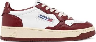 Autry Bicolor Medalist Leather Low Sneakers, Brand Size 43 ( US Size 10 )