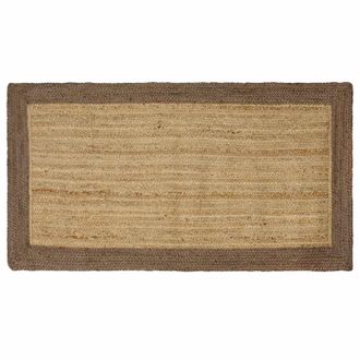 vidaXL Alfombras De &Aacute;rea Gris 100 X 200 Cm Yute Vidaxl