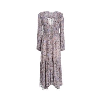 Isabel Marant Briane Dress - Dames - Maxi kleedjes - Veelkleurig - 2XS - Kleedjes