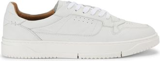 Steve Madden Mens Leather Cliff Trainer White Sneakers - Size UK 9