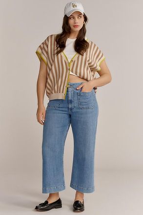 Maeve The Colette Crop Wide-Leg Jeans by Maeve