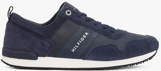 Tommy Hilfiger Mens Suede Mix Tonal Tommy Sneaker - Navy - US 11.5 / EU 45