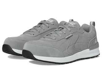 Skechers Bulklin Atlis Comp Toe Mens Trainers, gray, 9