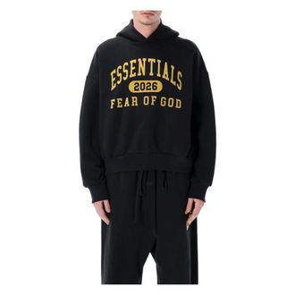 Fear of God Hoodies, male, Black, Size: XL Classic Hoodie