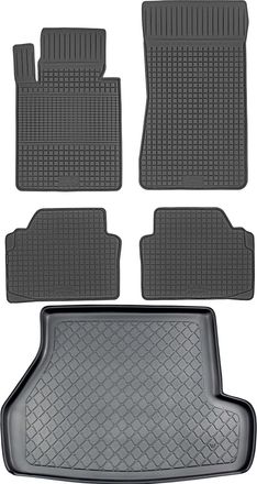 OEM Juego De Alfombrillas De Goma Para Coche Y Maletero Para Bmw Serie 3 E46 Estate (1998-08.2005)