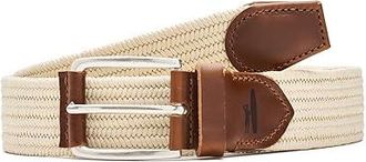 Johnnie-O Farley Mens Belts Linen : 2XL, Cotton/Suede