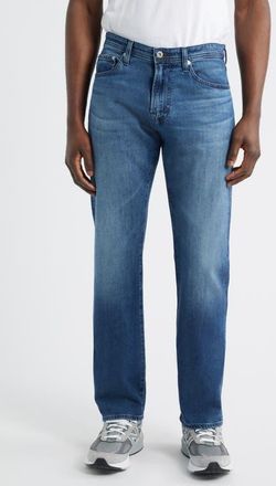 AG - Adriano Goldschmied Prot&eacute;g&eacute; Straight Leg Jeans in Palms at Nordstrom, Size 29 X 34