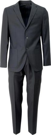HUGO BOSS Nolin 2/Brider 1 Pak - Heren - Business pakken - Zwart - XL - Wol - Kostuums