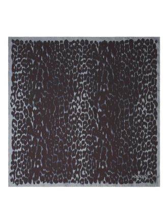 Lanvin animal-print scarf - Grijs