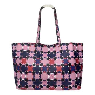 Emilio Pucci Pre-owned Tote Bags, female, Multicolor, Size: ONE SIZE Pre-owned Leather Tote Bag