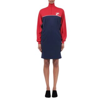 Maison Margiela Abito corto con stampa logo - - Dresses - Donna - Multicolore - M