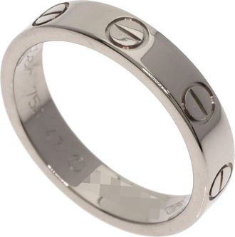 Cartier White Gold White Gold (18K) Band Ring (Pre-Owned)