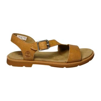 Timberland Flat Sandals, female, Beige, Size: 10 US sandali Pelle