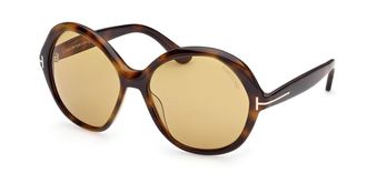 Tom Ford FT1282 ANNABELLE-02 52E Womens Sunglasses Tortoiseshell Size 60