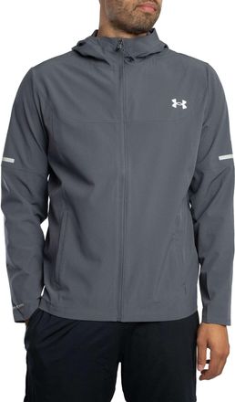 Under Armour Mens Tech Utility Woven Jacket, Castlerock/White, XXL