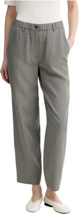 Marc O'Polo Minu Barrel Broeken - Dames - Straight fit broeken - Groen - XS - Linnen - Broeken
