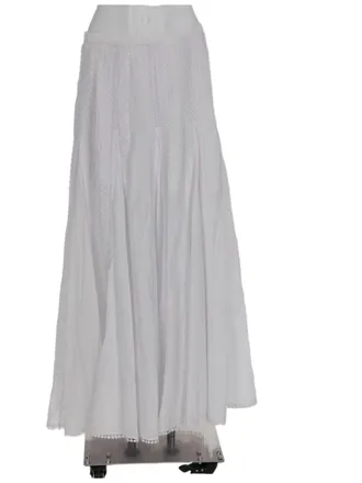Charo Ruiz Ibiza Vertical Lace Trim Panel Maxi Skirt