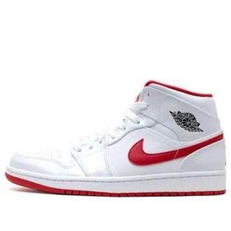 Nike Jordan Air Jordan 1 Mid White Gym Red 554724-101