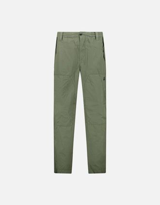 C.P. Company Mens CP Company Thyme Cotton Rip Stop Loose Cargo Pants - Green - Size: W38 2xl