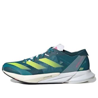 adidas (WMNS) adidas Adizero Adios 8 Shoes Wonder Blue Solar Green HP9722