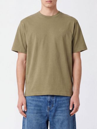 Kenzo T-shirt a maniche corte in cotone con logo ricamato a contrasto