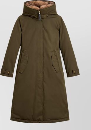 Woolrich cotton long puffer parka