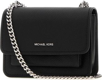 Michael Kors Womens Black Leather Claire Shoulder Bag Borse A Mano