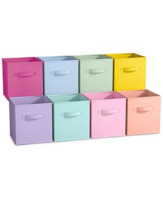 Sorbus 11In 8 Pack Foldable Storage Bins